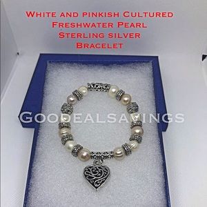Cultured Freshwatr Pearl Sterling silver Bracelet